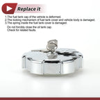 Locking Gas Cap with 2 Keys for Volvo, Scania, Iveco, Man