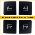 Set of 4 Window Switch Button Cover Caps for Mercedes-Benz W204 W212 W166
