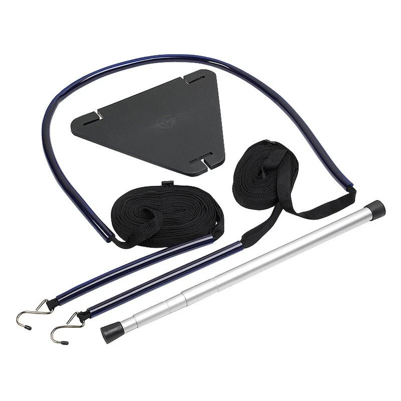 Boat Cover Support Pole and Straps Kit for Universal Use (Adjustable)