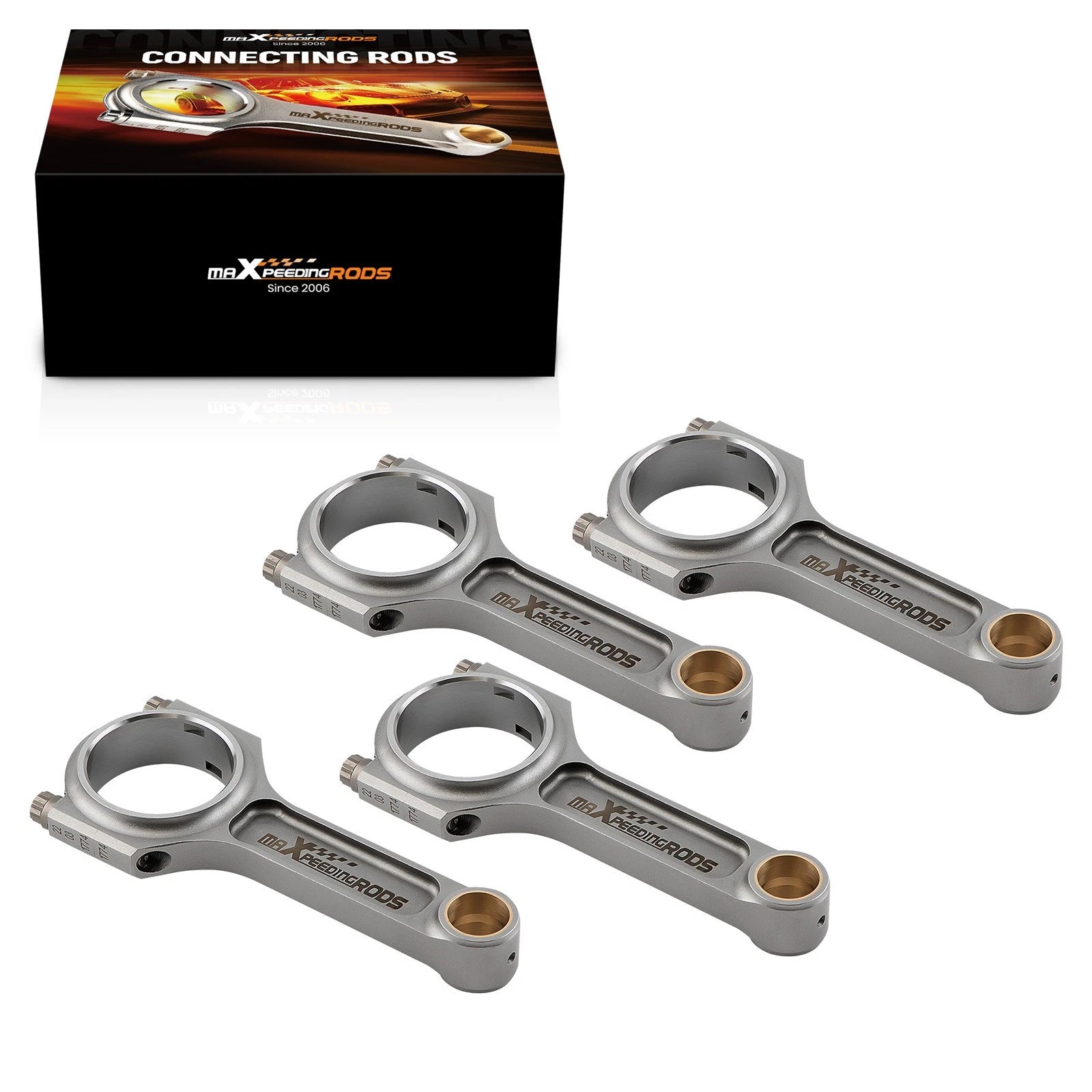 I-Beam Connecting Rods + ARP Bolts for Acura Integra GSR B18C1 / Type-R ITR B18C5