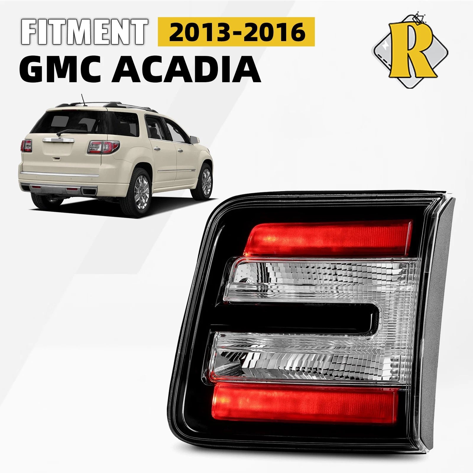 Tail Light Assembly for GMC Acadia (2013–2016) LED Inner Right Passenger