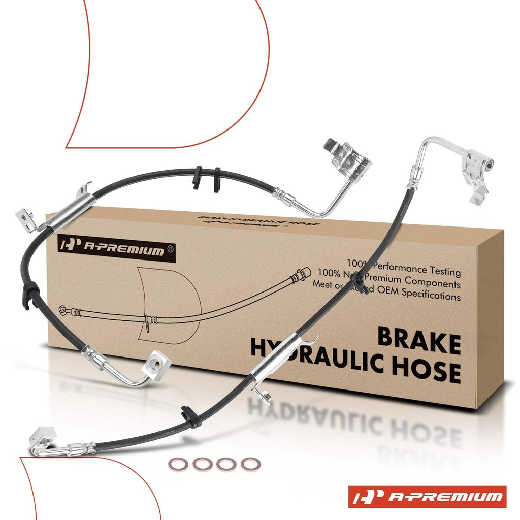 2X Front Brake Hydraulic Hose for Jeep Wrangler (2011–2017)