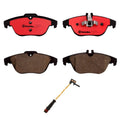 Set of 4 Rear Ceramic Brake Pads & Sensor for Mercedes A207 C204 C207 W204