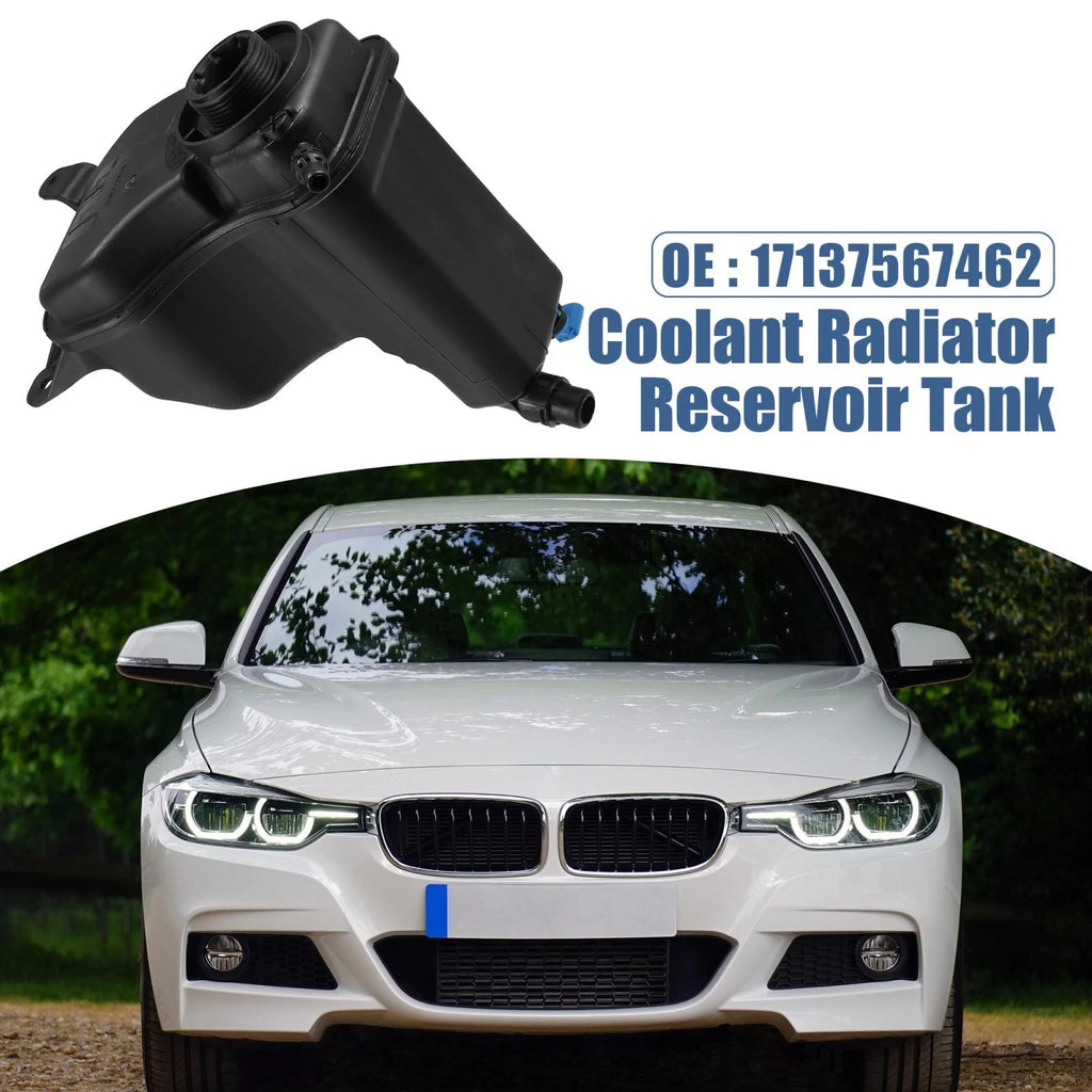Coolant Radiator Reservoir Tank 17137567462 for BMW 330i 335i 135i 323i 328i (2006–2013)