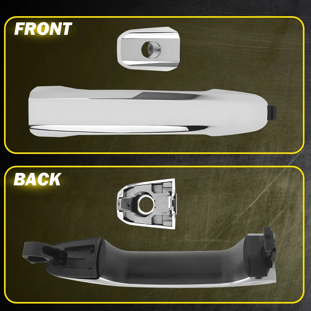 Chrome Exterior Door Handle for Chevrolet Silverado 1500 (2014–2022)