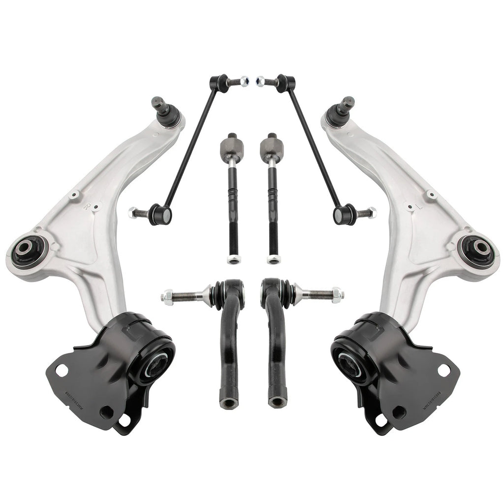 8x Front Lower Control Arms with Ball Joint Sway Bar for Ford Fusion (2013–2017)