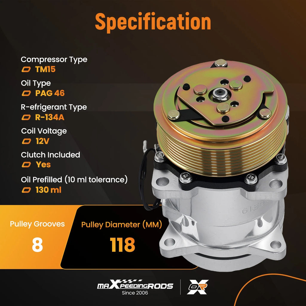 A/C Compressor for ThermoKing Tripac APU (2000-2023)