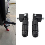 8mm Folding Passenger Footpegs for Electric Motor Bicycle