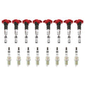 Set of 8 Ignition Coils & NGK Iridium IX Spark Plugs for Audi Volkswagen (4.2L)