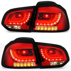 3D LED Bar Tail Light Brake/Reverse Lamp for VW Golf Hatchback (2010–2014)