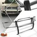 Set of 2 Nerf Bars for Ram 1500 Crew Cab (2019–2024) with Red Step Pad