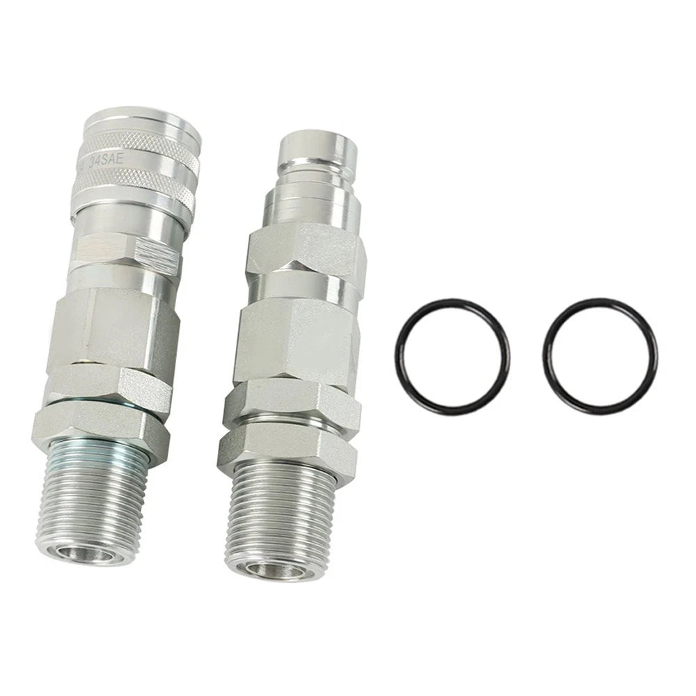 Hydraulic Quick-Connect Coupler for John Deere 35G 50C 260 325 CT332 (2015â2023)