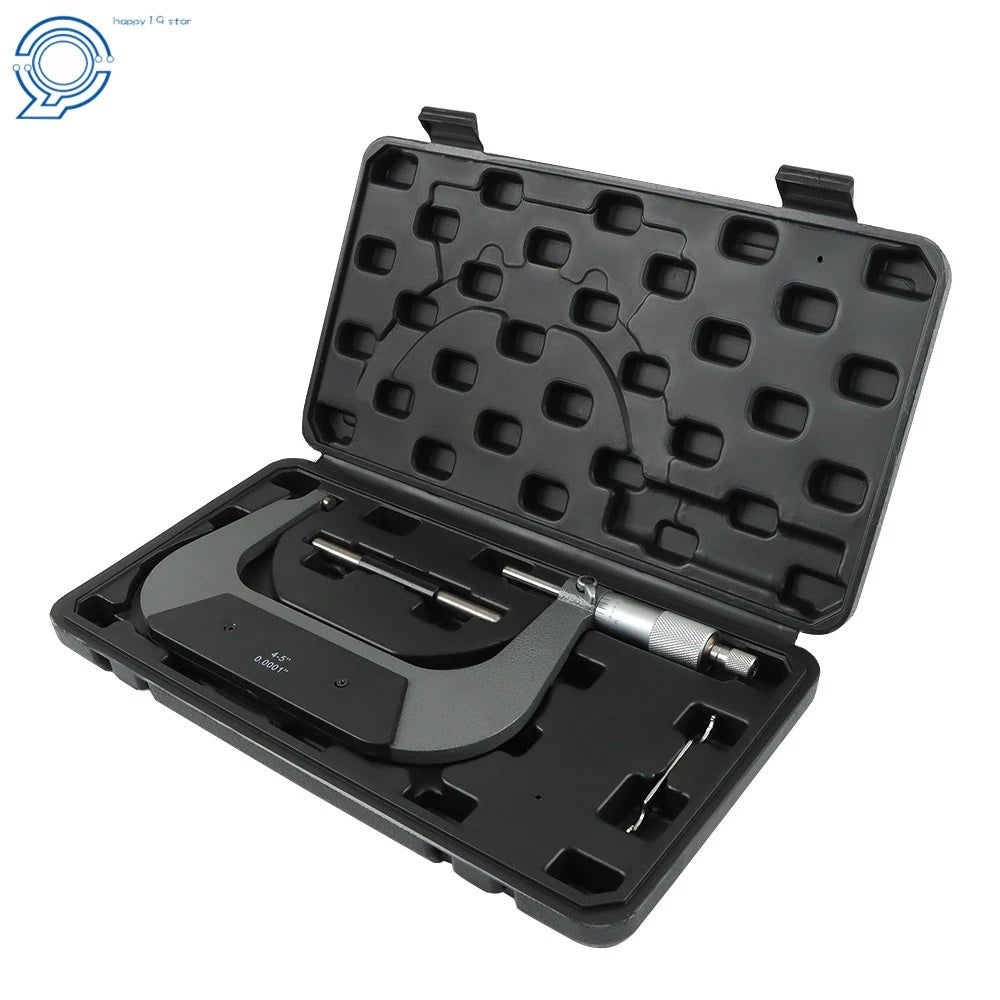 Outside Micrometer 4-5" for Machinists (Precision Carbide Tips)