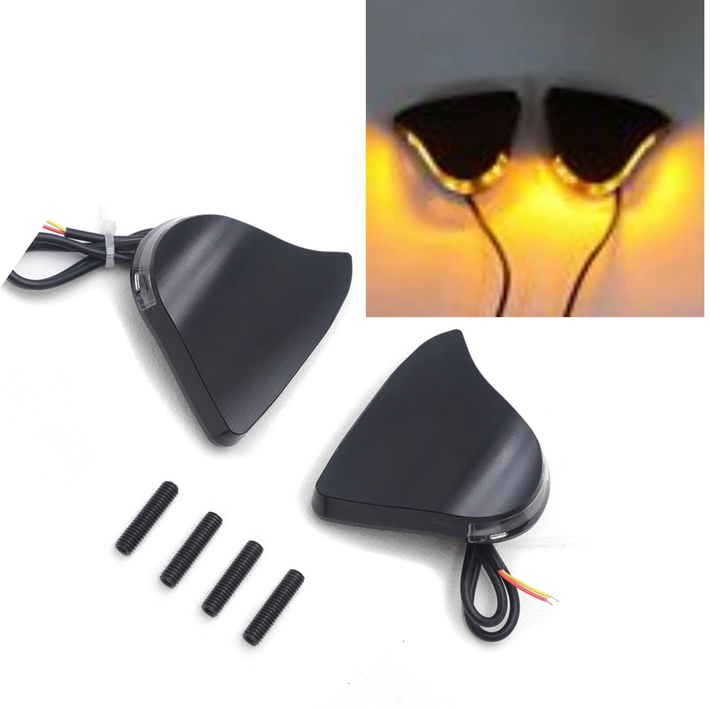 LED Rearview Mirror Base Plate for Yamaha R1 R6 R1S R1M (2015–2023)