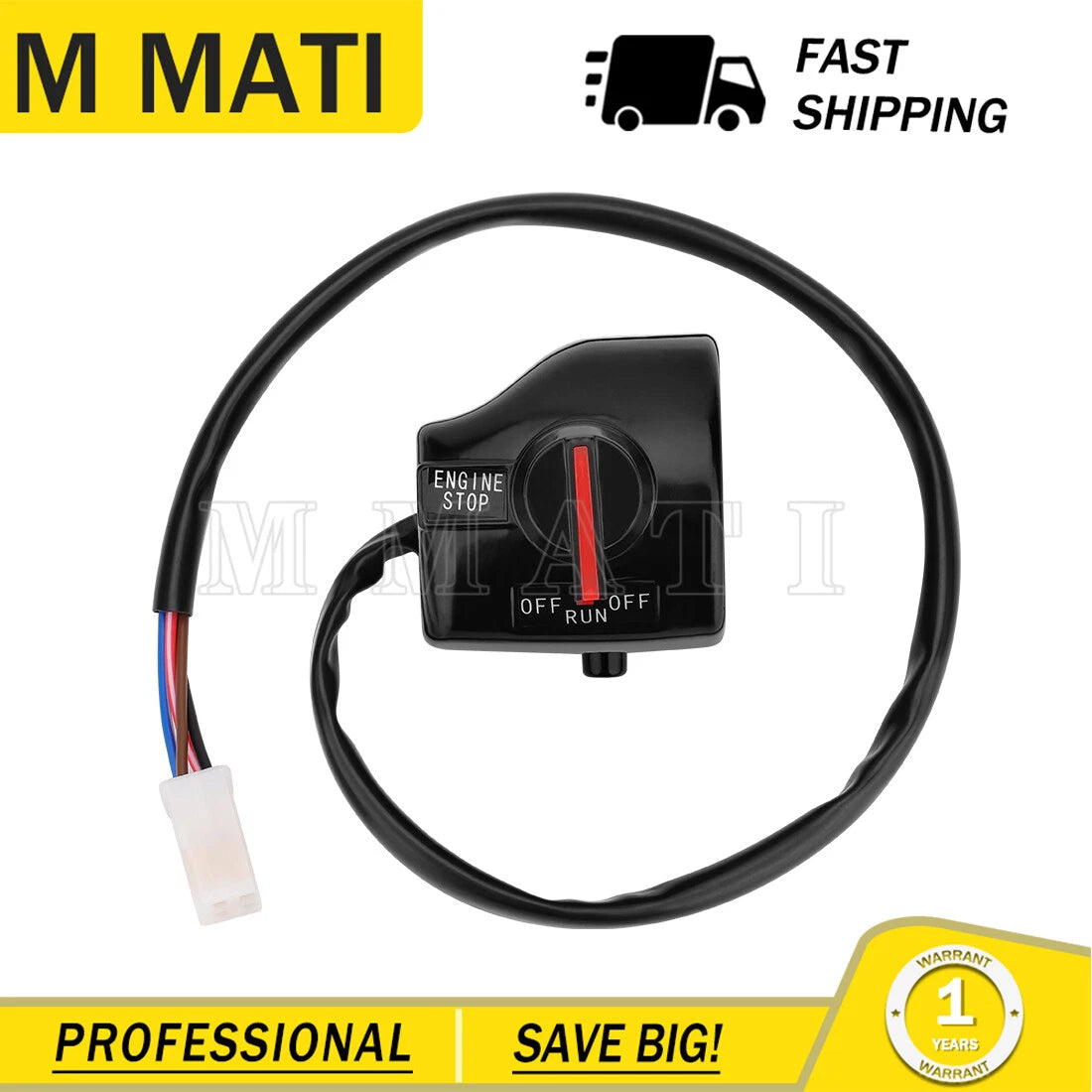 Throttle Switch Assembly for Yamaha XS400 XS650 XS650S/S2 (2L0-83975-01-98)