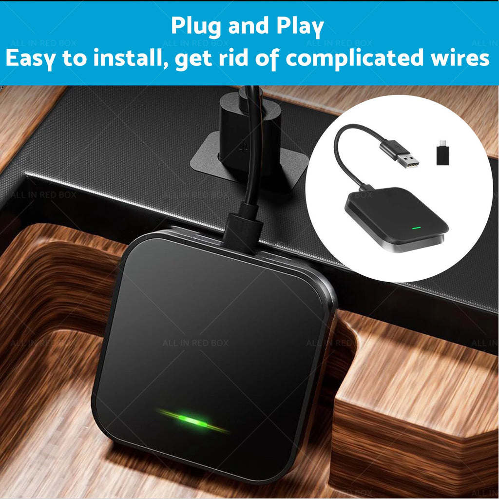 Wireless Bluetooth USB Receiver for Apple CarPlay Adapter