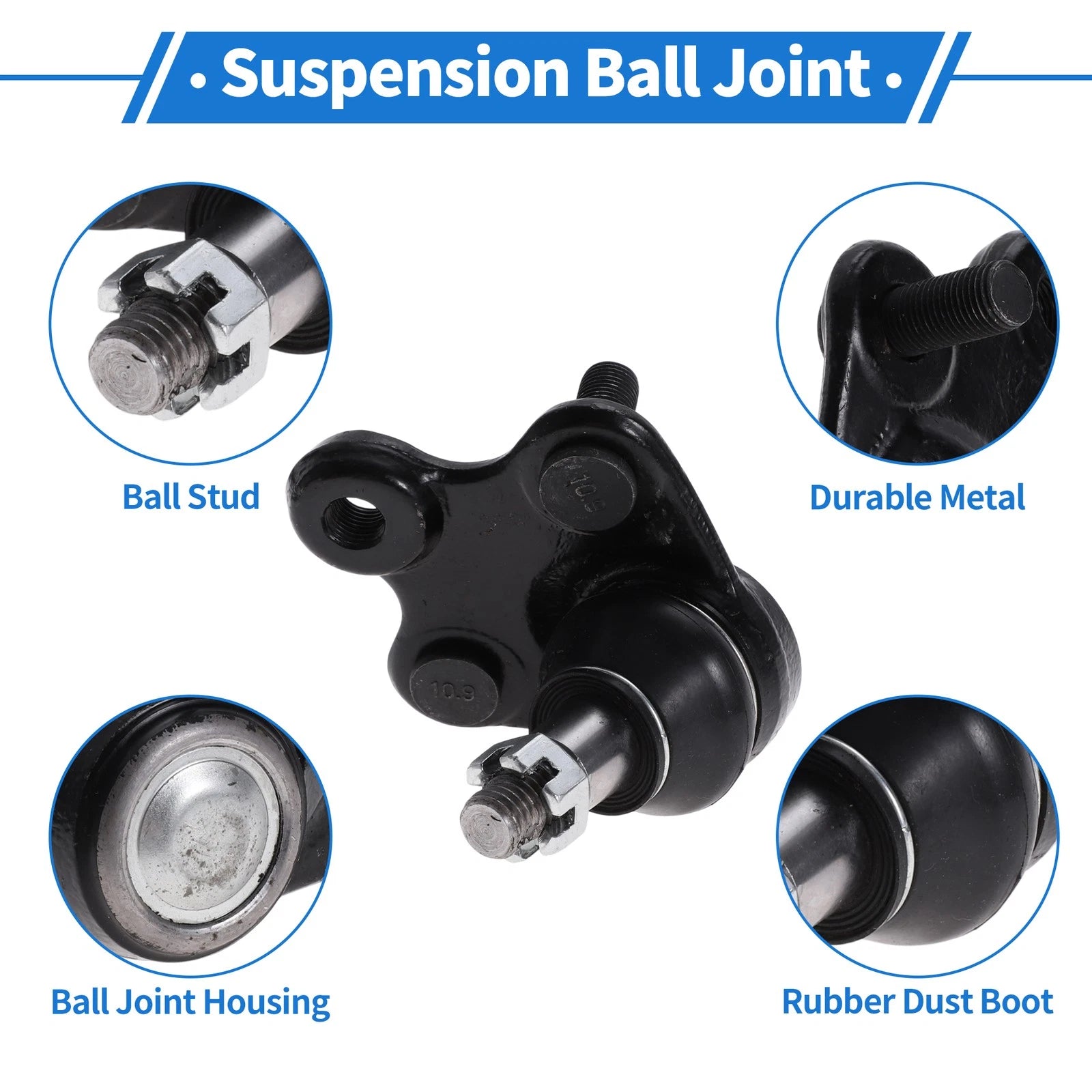 2X Front Lower Ball Joints for Acura RDX (2007–2018) No.K500103/51220STKA01