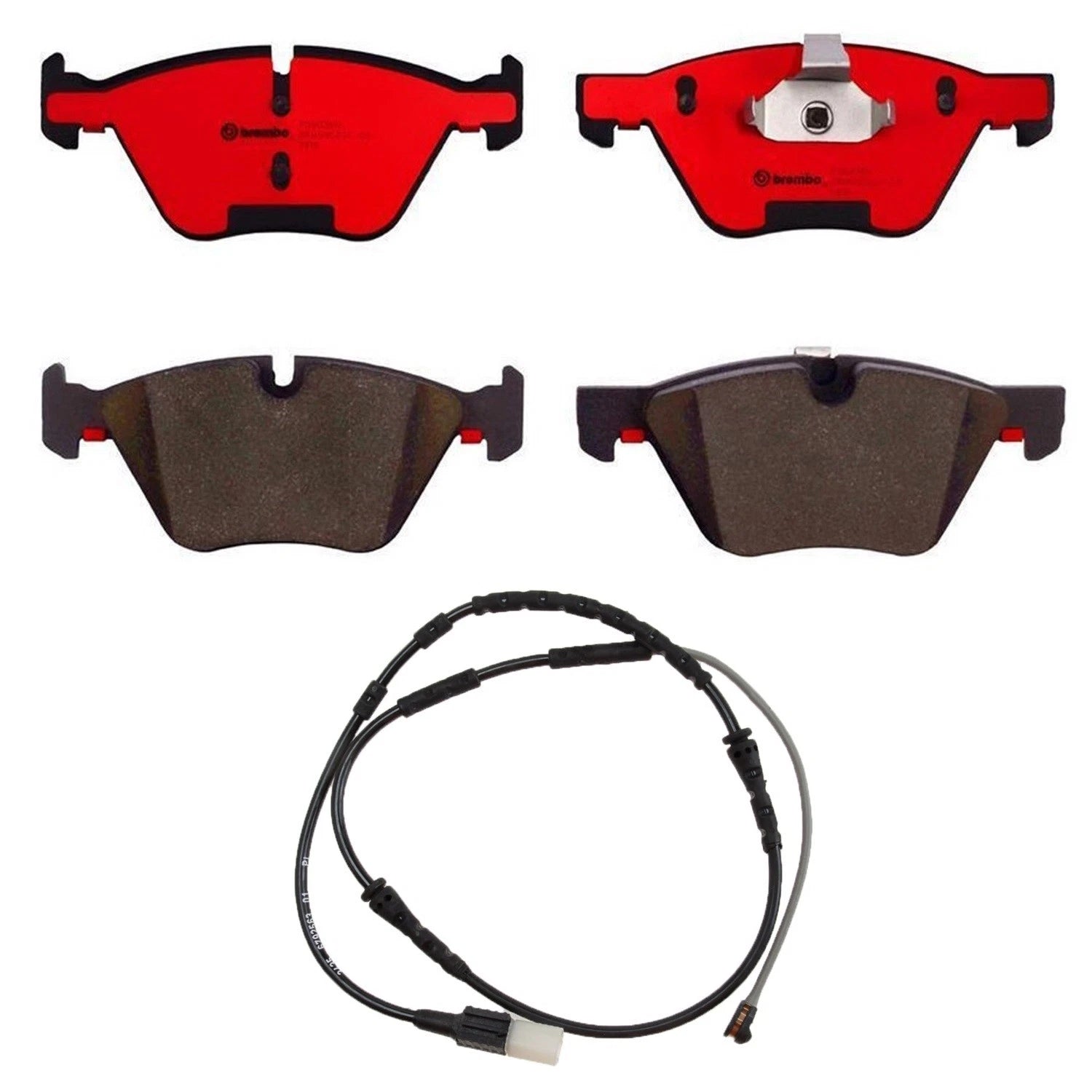 Front Ceramic Brake Pad Set with Sensor Kit for BMW Z4 (2010–2011)