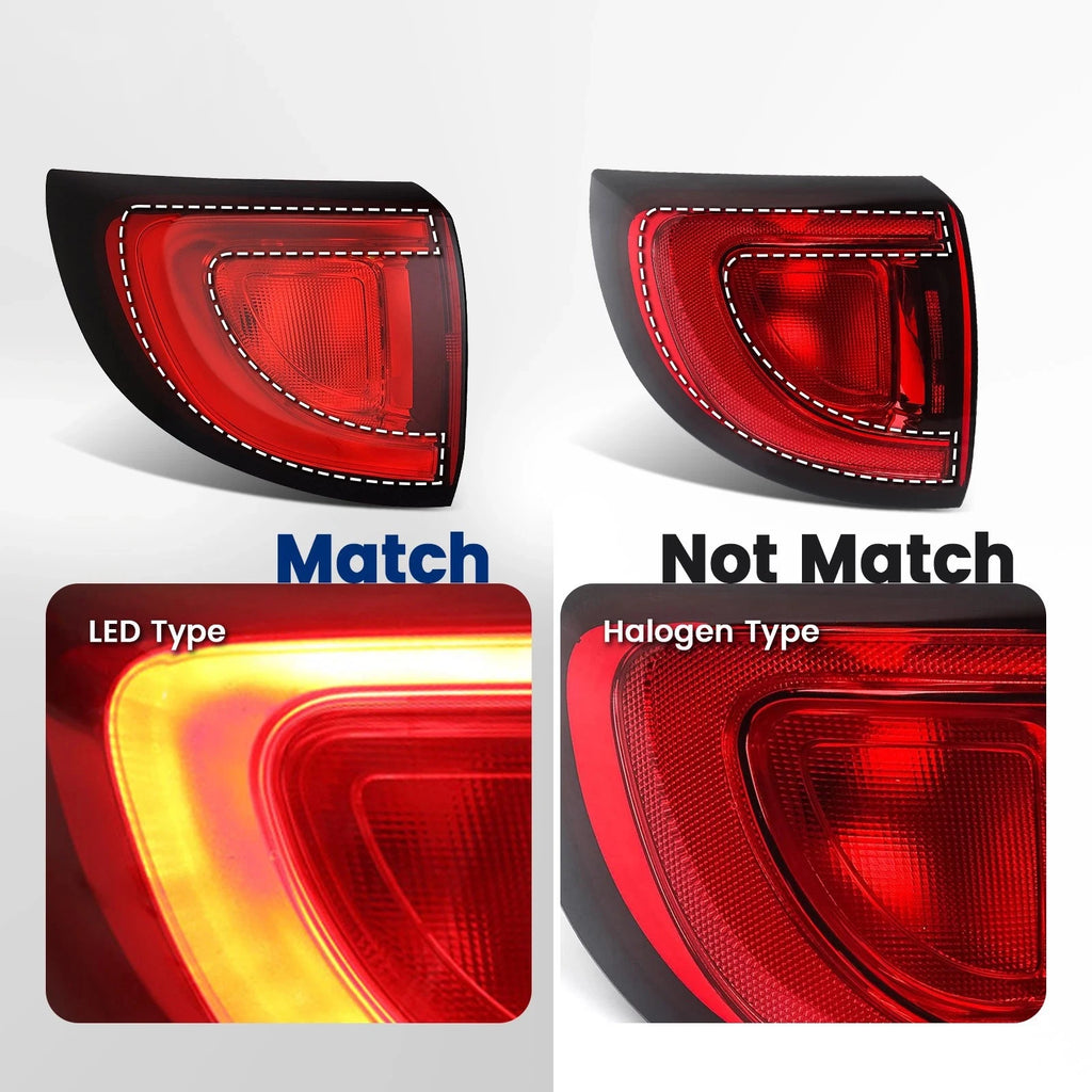 LED Tail Light Set for Chrysler Pacifica (2017–2020) Left + Right Pair