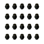 20 x Black Lug Nut Covers M24-2.0 Hex 19mm for Chevrolet Buick Pontiac