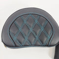 Saddlemen Backrest for Harley-Davidson Touring (2008–2023) - TEAL Lattice Stitch