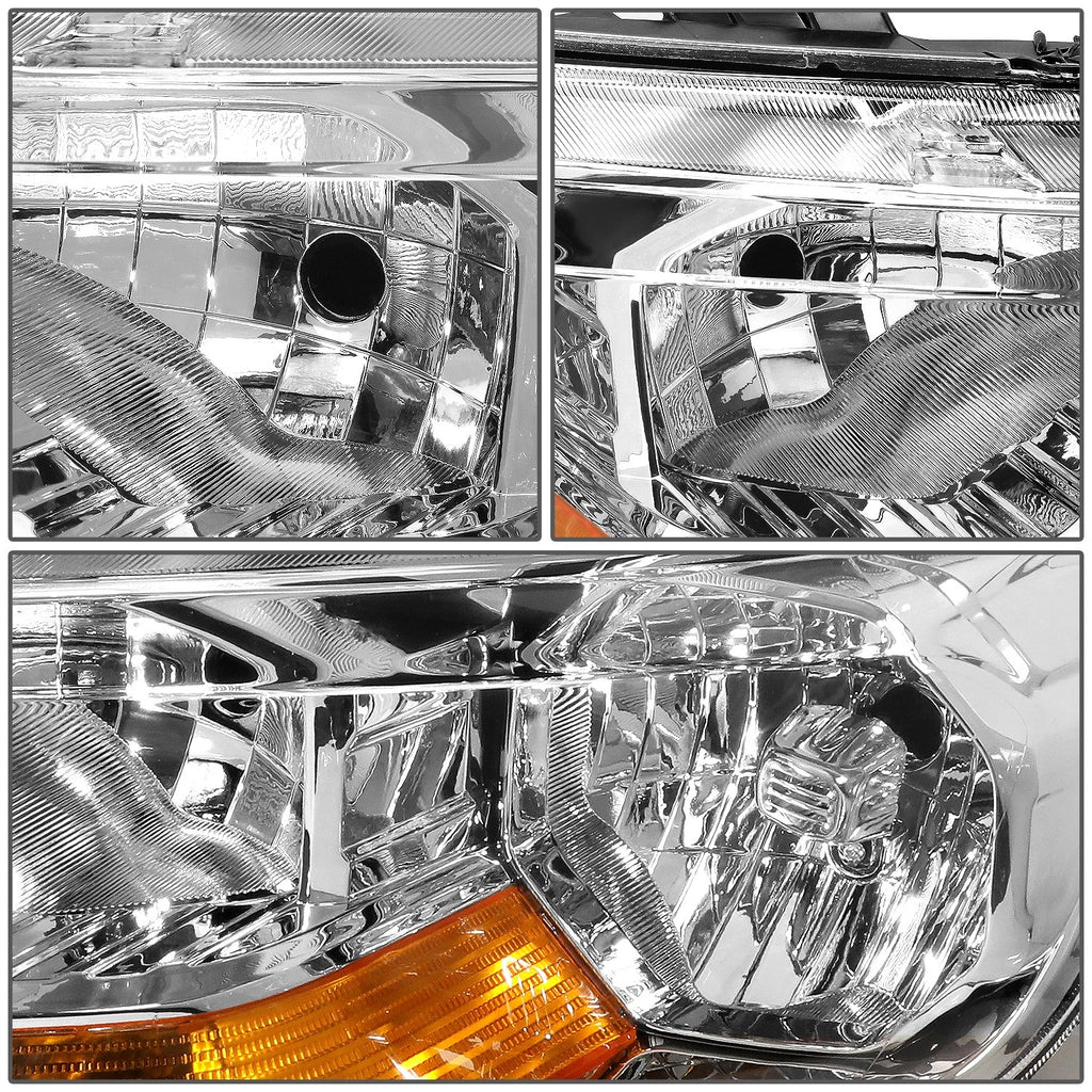 Factory Style Headlights for Ford Ranger XL XLT (2019–2023) - Chrome/Amber