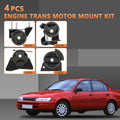 Set of 4 Engine Motor & Transmission Mounts for Toyota Corolla