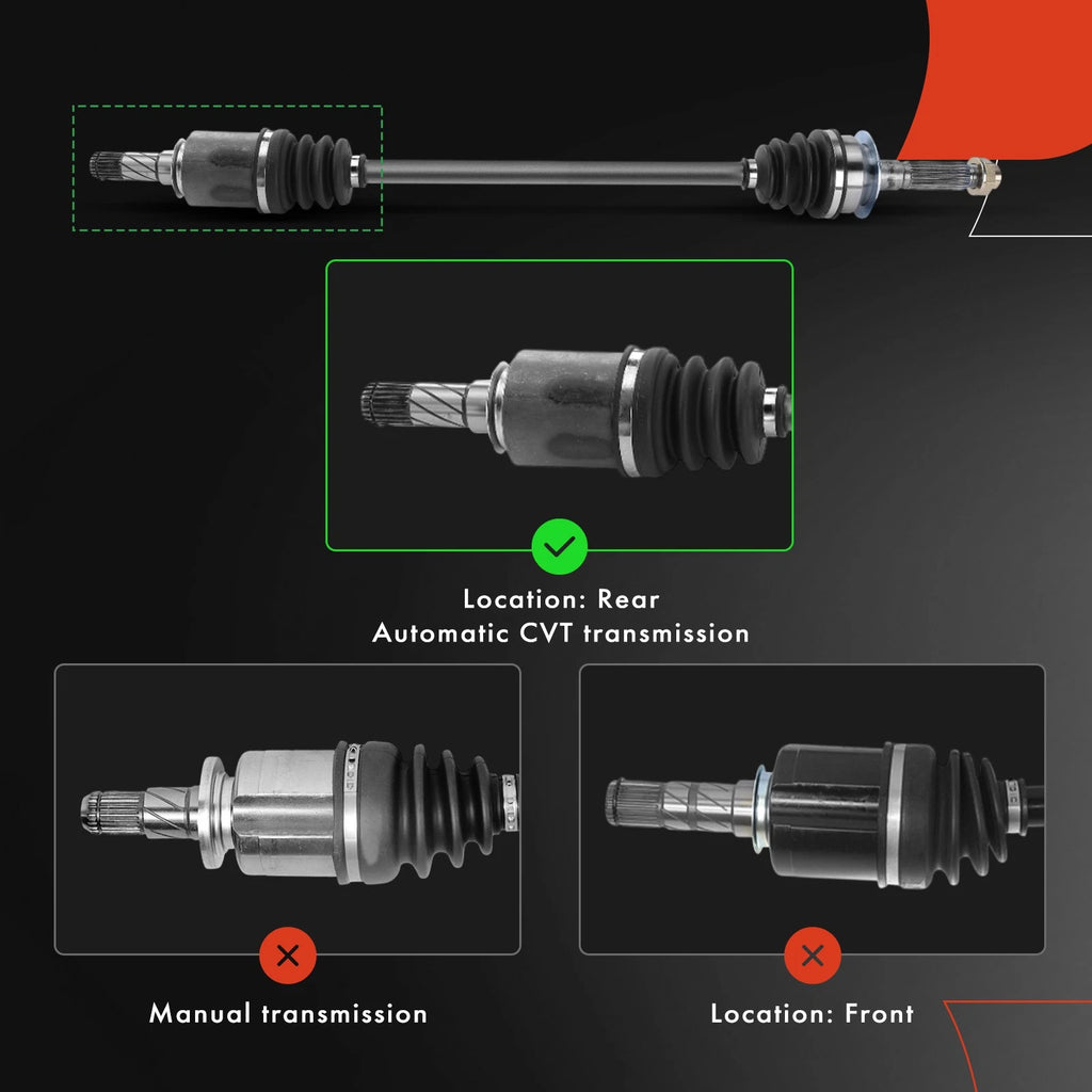 Rear CV Axle Assembly for Subaru Forester (2014–2018) Crosstrek (2016–2017)