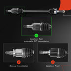 Rear CV Axle Assembly for Subaru Forester (2014–2018) Crosstrek (2016–2017)
