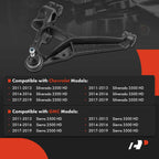 Front Left Lower Control Arm Ball Joint for Chevy Silverado 2500 HD (2001-2019)
