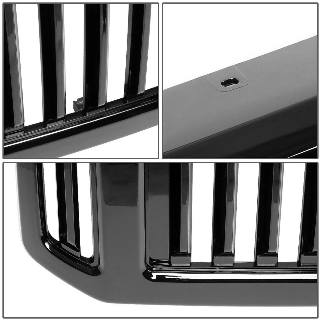 Badgeless Front Upper Grille for Ford F250 F350 Super Duty (2005–2007)