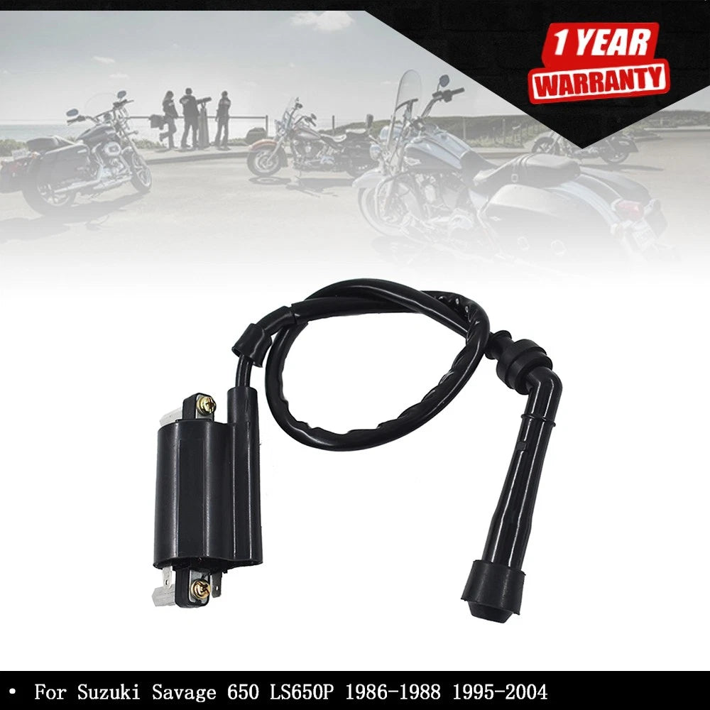 Ignition Coil for Suzuki Savage 650 LS650P (1986-1988, 1995-2004)