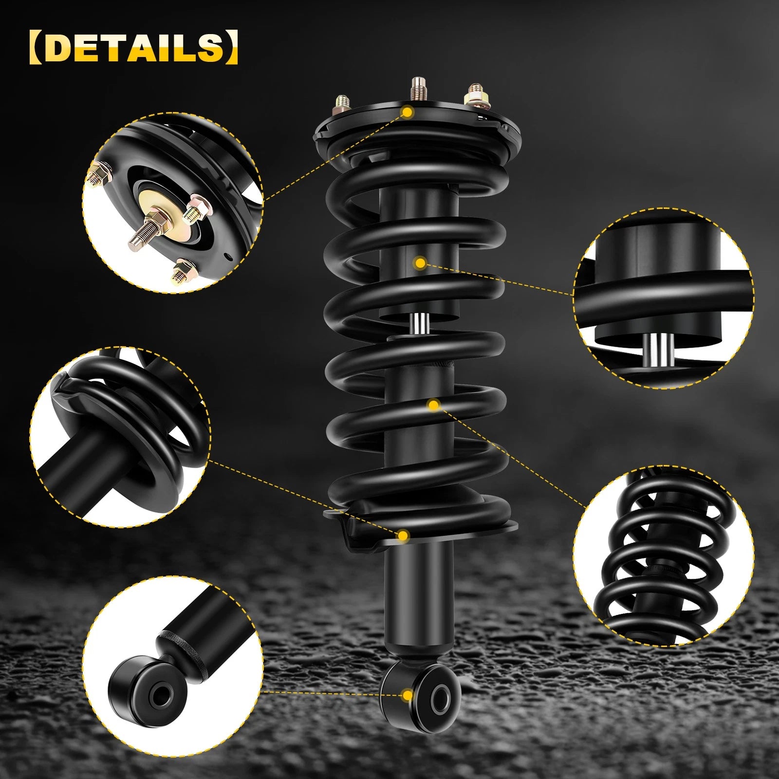 Set of 2 Front Complete Struts for Nissan Titan & Armada (2004–2014)