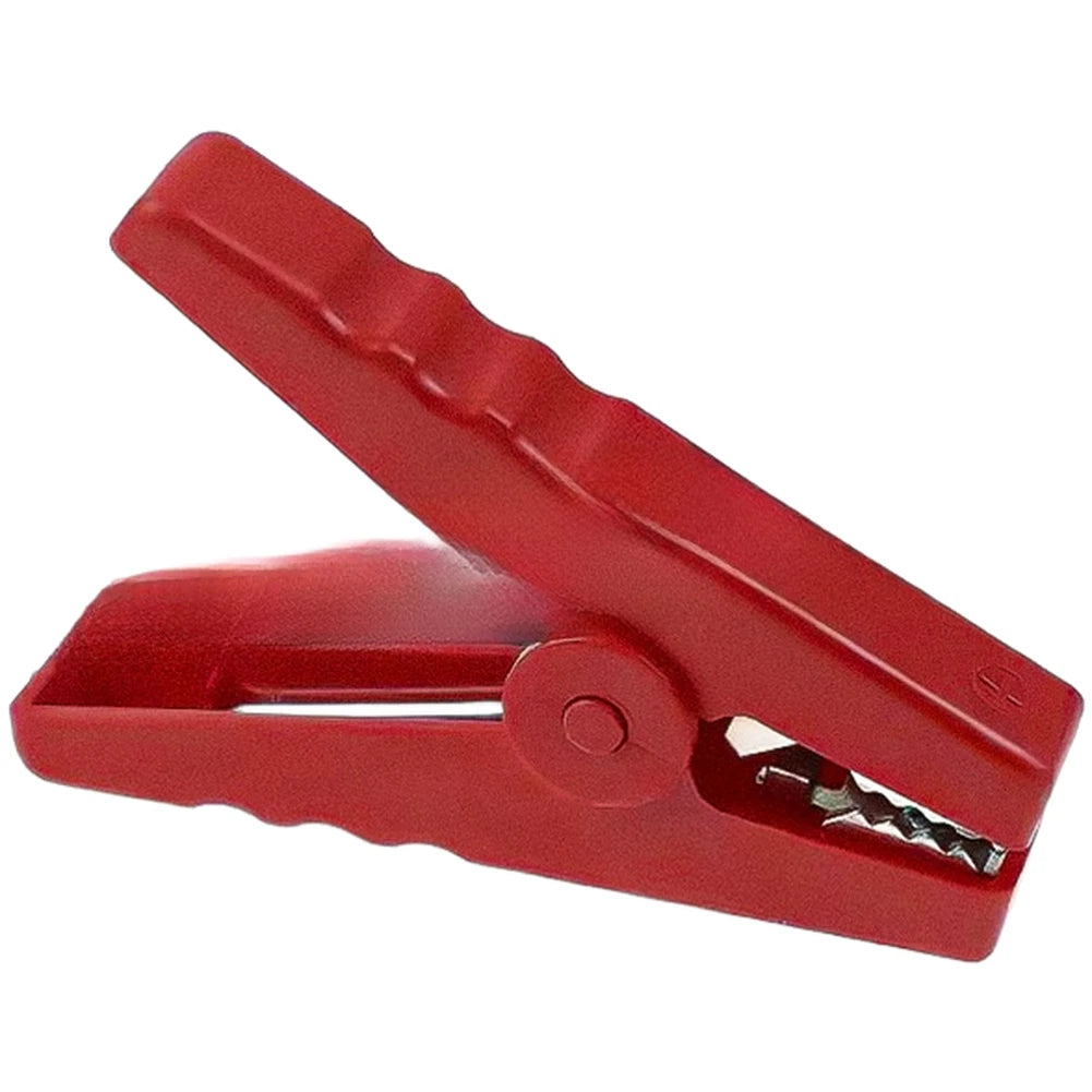 2X 100A Insulated Alligator Clips for Battery Chargers (9.73x9.2x2.1cm)