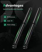 Set of 2 Rear Shocks for Ford F-150 & Lincoln Mark LT 4WD (2004–2013)