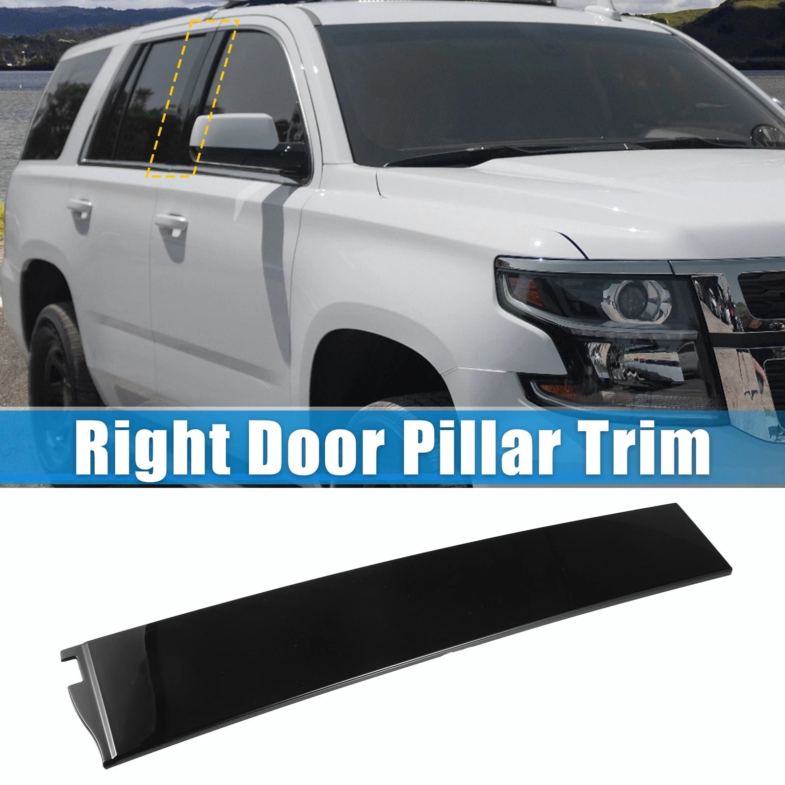 Door B Pillar Trim Panel Right for Cadillac Chevy (84263145)