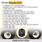 Set of 4 Center Hub Wheel Caps for Suzuki Quadsport Z90 LTZ90 LTZ90Z (2007–2023)