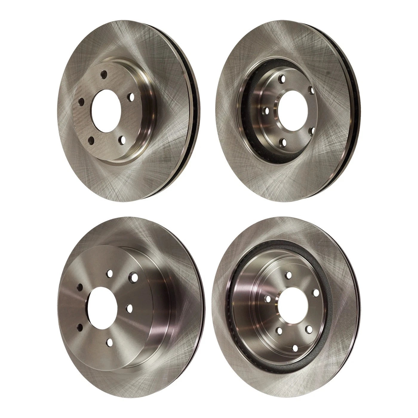 Front and Rear Disc Brake Rotors for Nissan Quest (2004–2017)