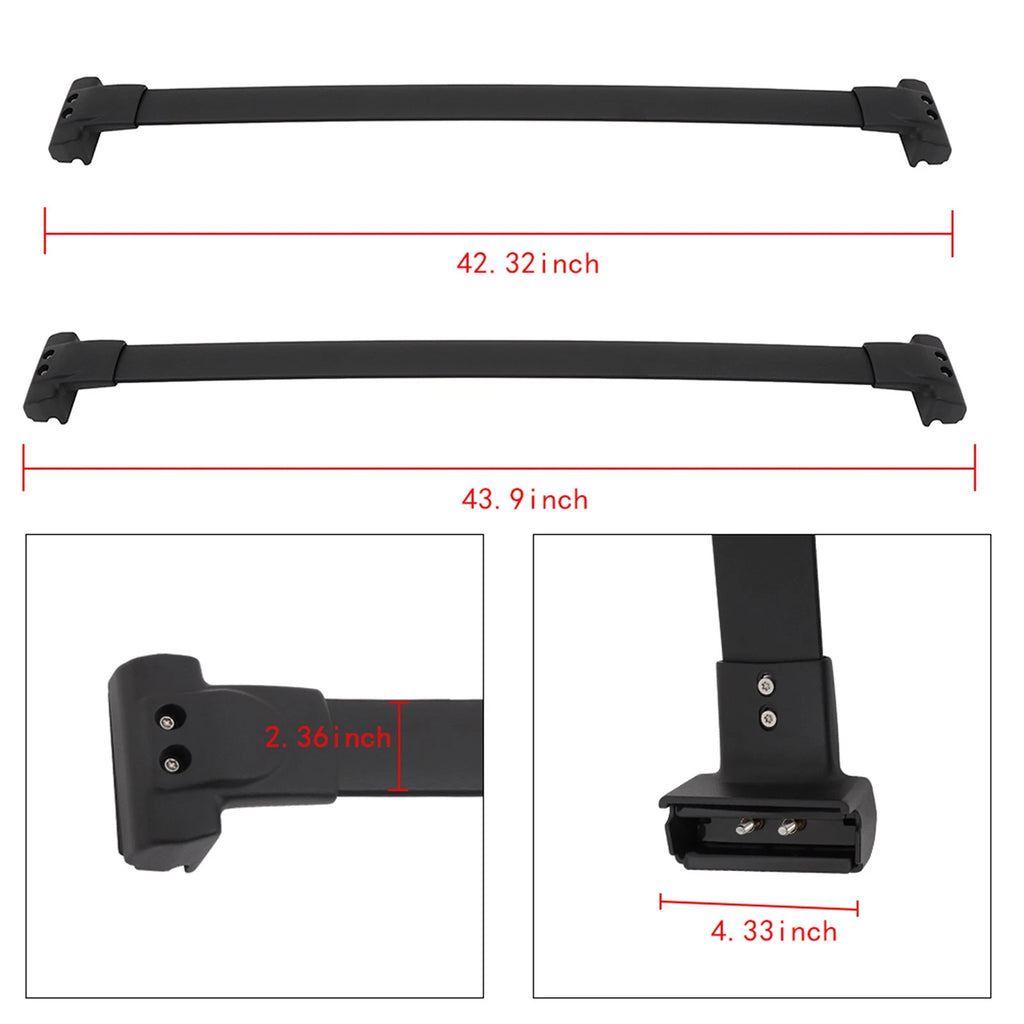 Roof Rack Cross Bar for Jeep Grand Cherokee (2011–2021) Aluminum Carrier