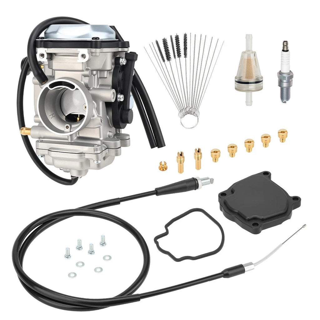 Carburetor & Throttle Cable for Yamaha Wolverine 350 YFM350FX 4X4 (1996–2001)