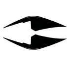 Black ABS Front Bumper Side Vent Fin Canards Splitter for Toyota GR86 (2022–2025)