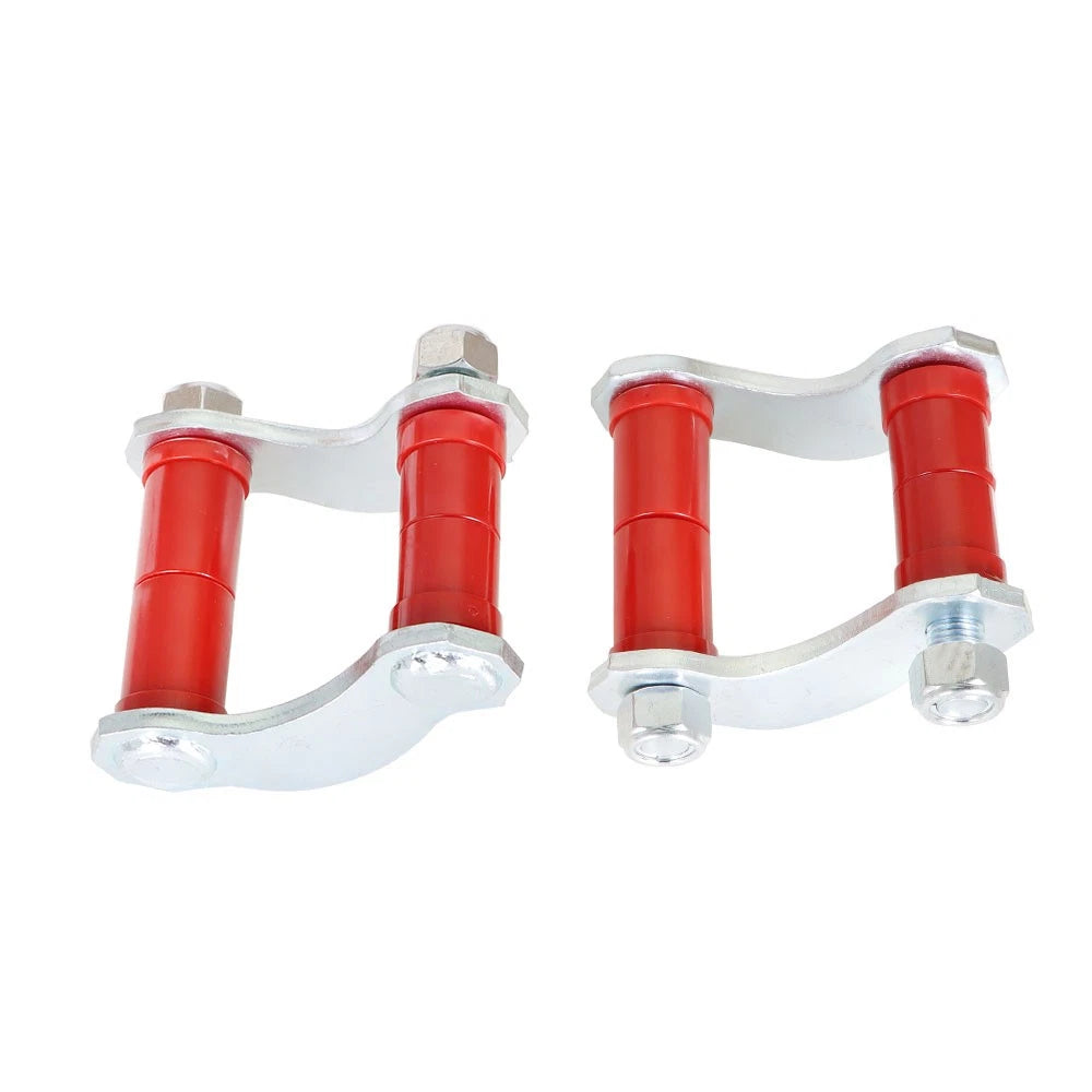 2PC Rear Leaf Spring Polyurethane Shackle Kit for Chevy Belair 150 210 (1956-1957)