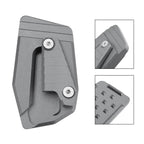 Kickstand Enlarger Plate Pad for BMW K1600B K1600GA (2018–2025) Titanium