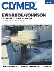 Workshop Manual for Johnson Evinrude 1.5-125hp Engines (1956–1972) B734 Clymer