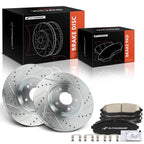 Front Drilled Brake Rotors & Ceramic Pads for Kia Sedona (2015–2020)