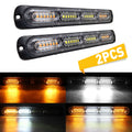 24LED Strobe Light Bar for Car Truck (Amber/White)