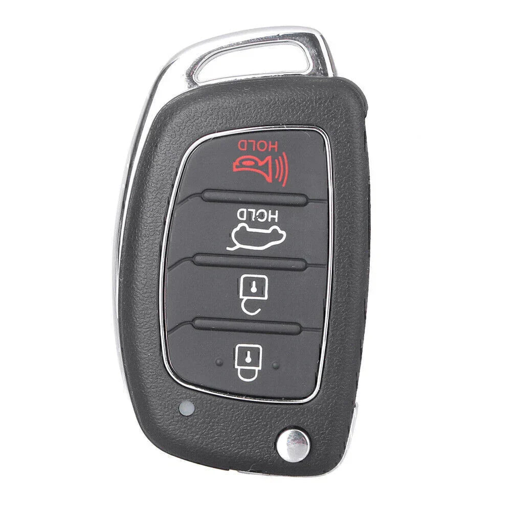 Remote Control Key Shell Case Cover 1 x 4 Buttons for Hyundai Santa Fe (2013-2014)
