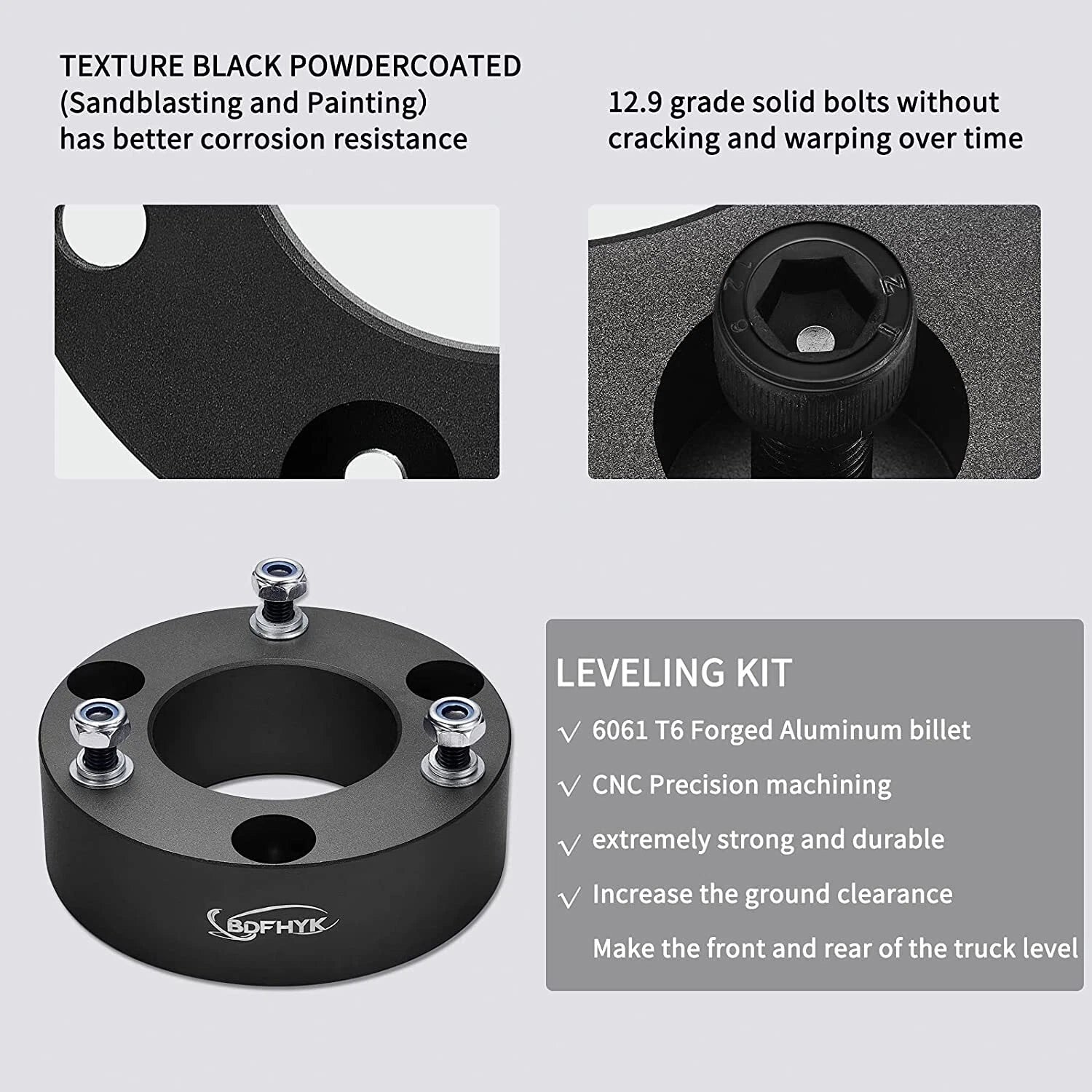 3" Front Leveling Lift Kit for Chevy Silverado 1500 GMC Sierra 1500 (2007–2023)