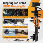 2X Front Complete Struts w/ Coil Springs for Nissan Murano (2009–2014)