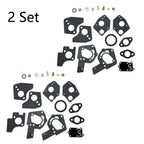Set of 2 Carburetor Rebuild Parts Kit for B&S 3-5HP Engine (495606, 494624)
